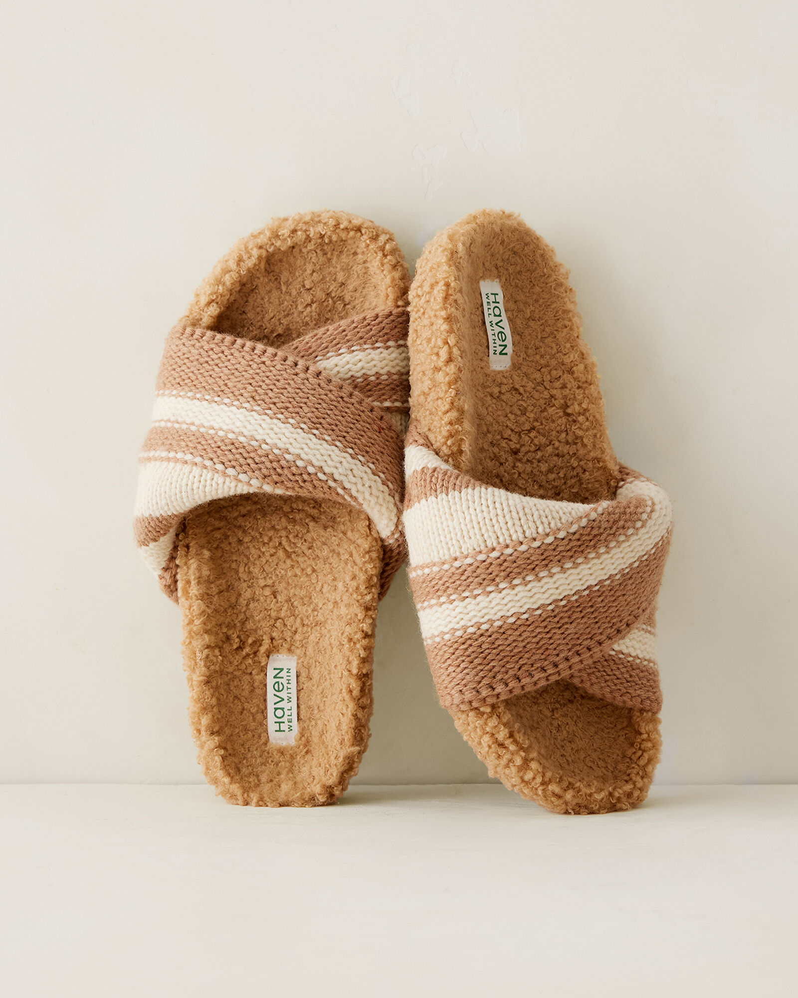 Twisted Sweaterknit Slides