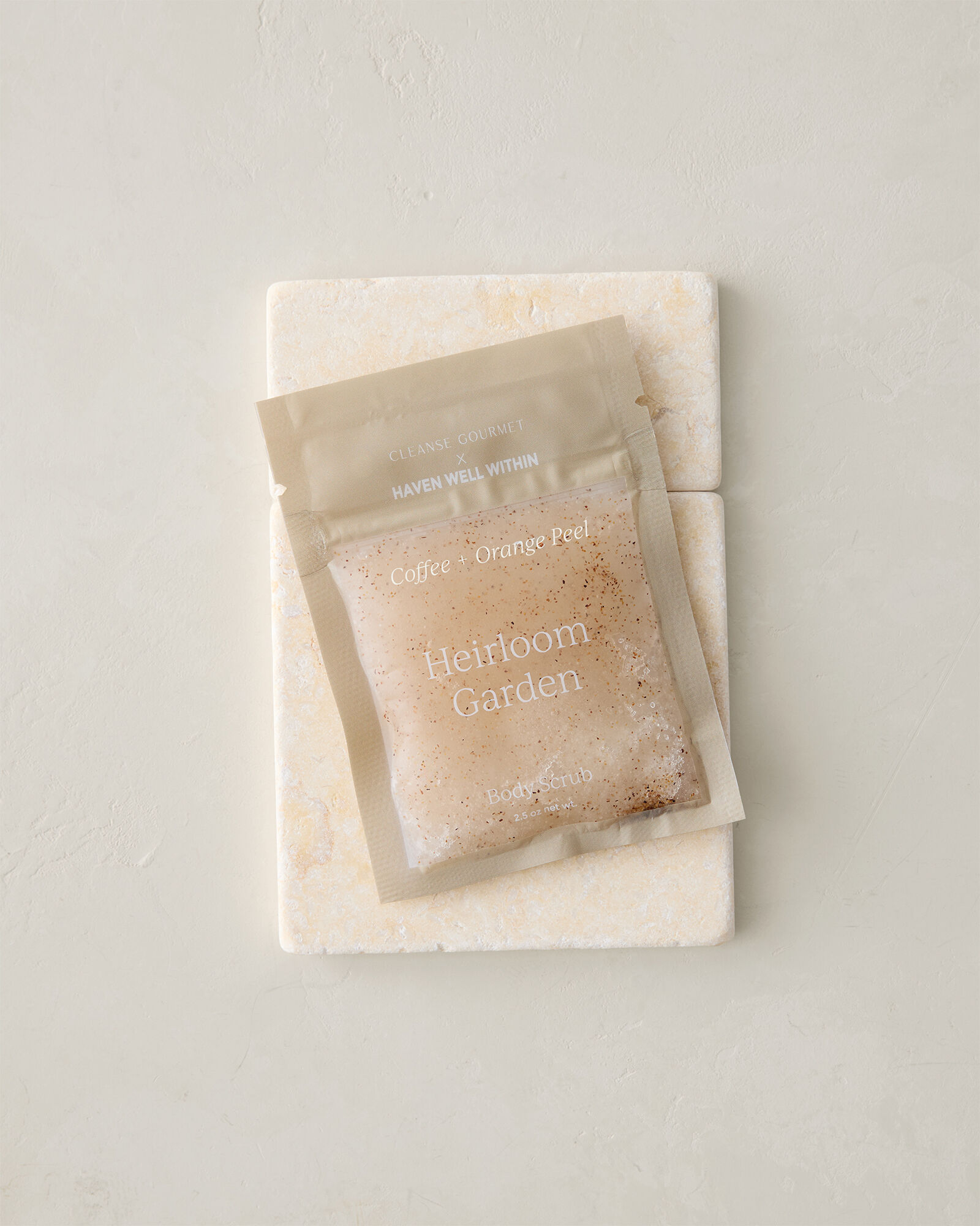 Cleanse Gourmet x Haven Well Within Scrub Pouch