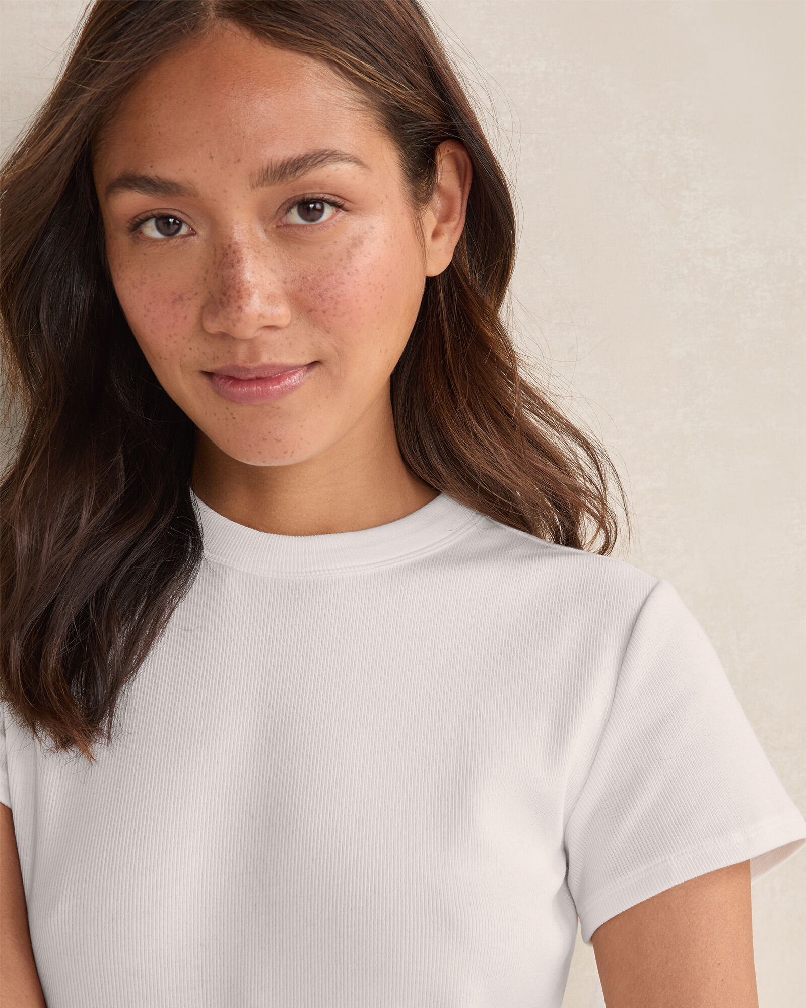 Organic Cotton Short Sleeve Cropped Tee