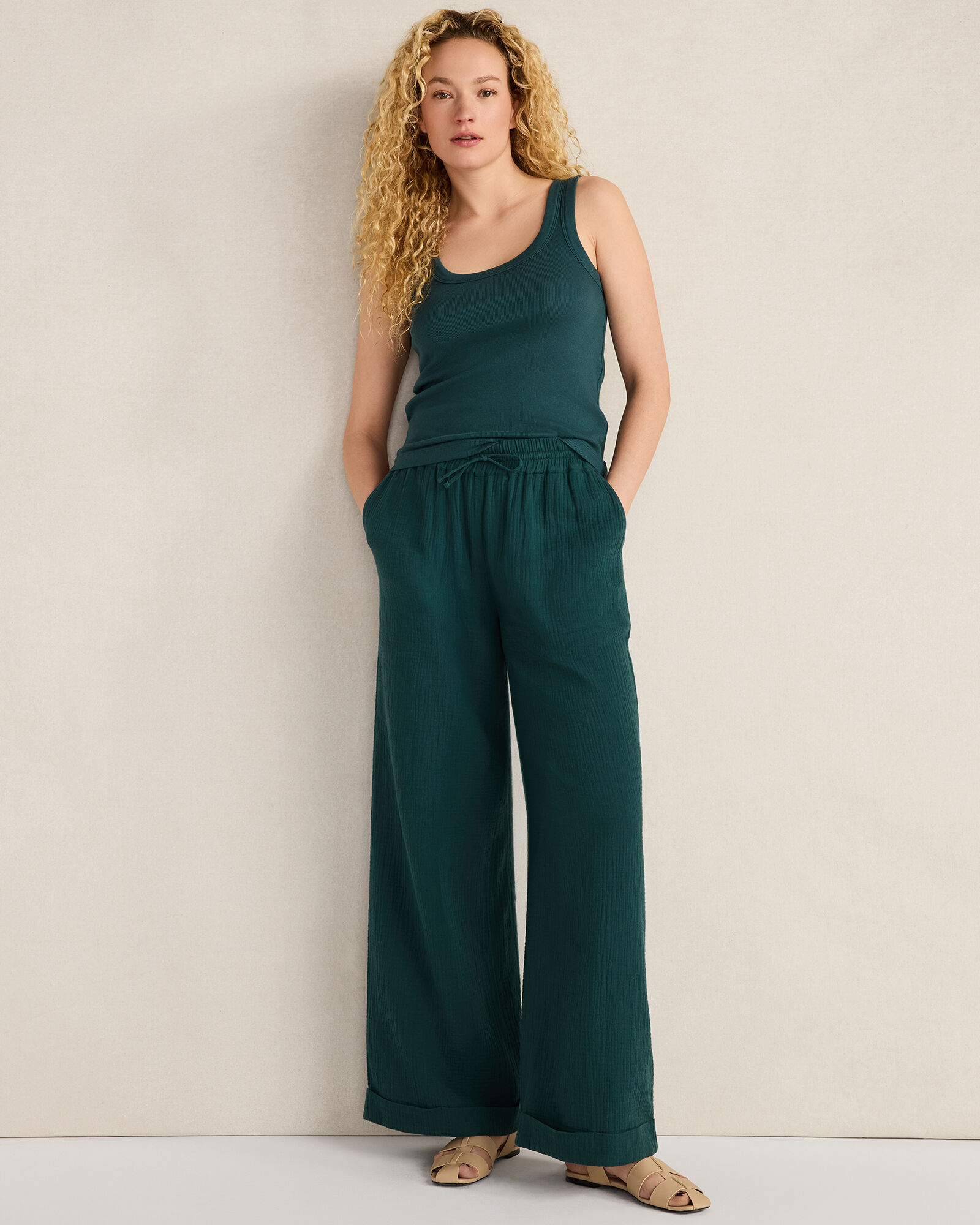Organic Cotton Scoop Neck Tank