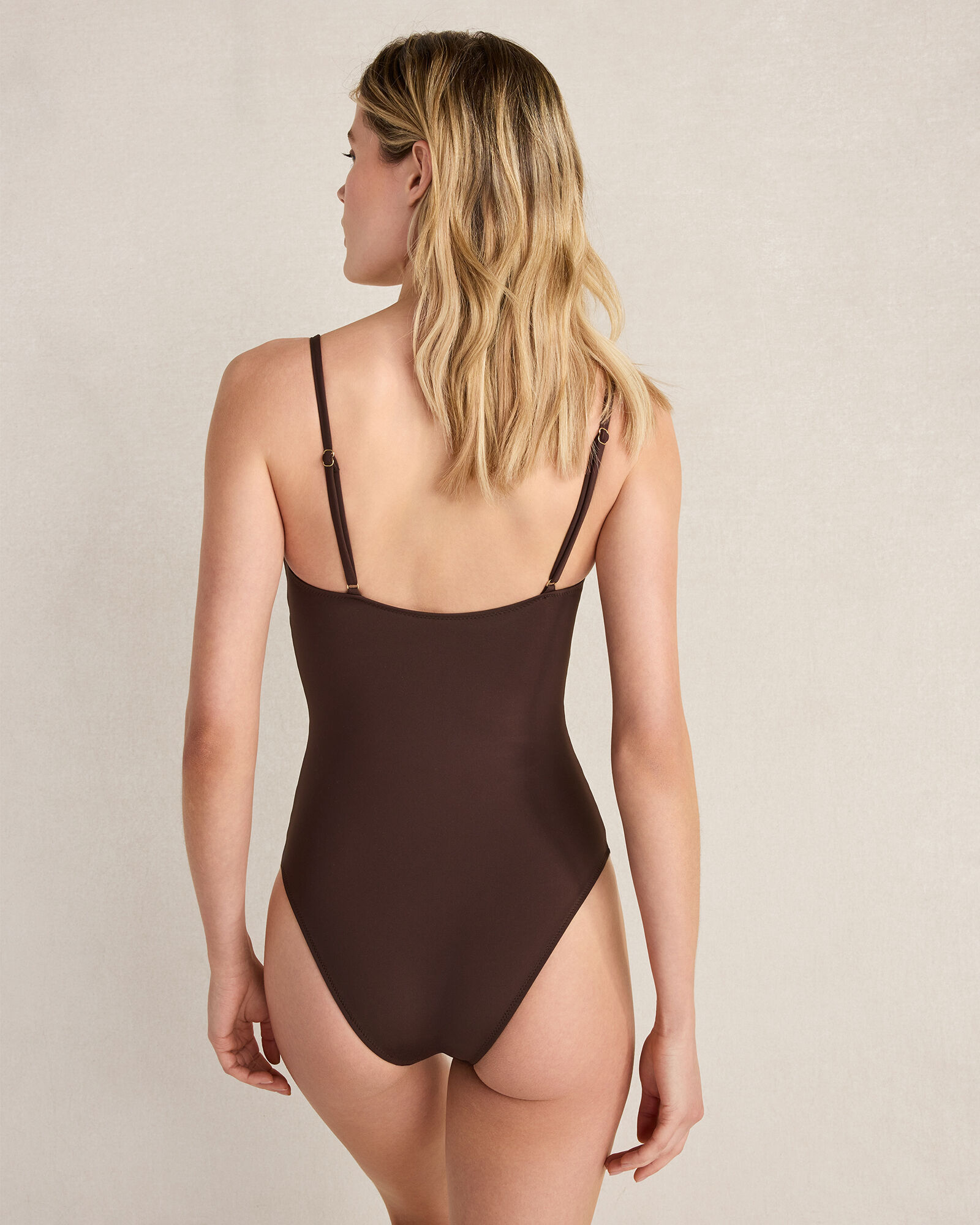 Scoop Neck One-Piece Swimsuit