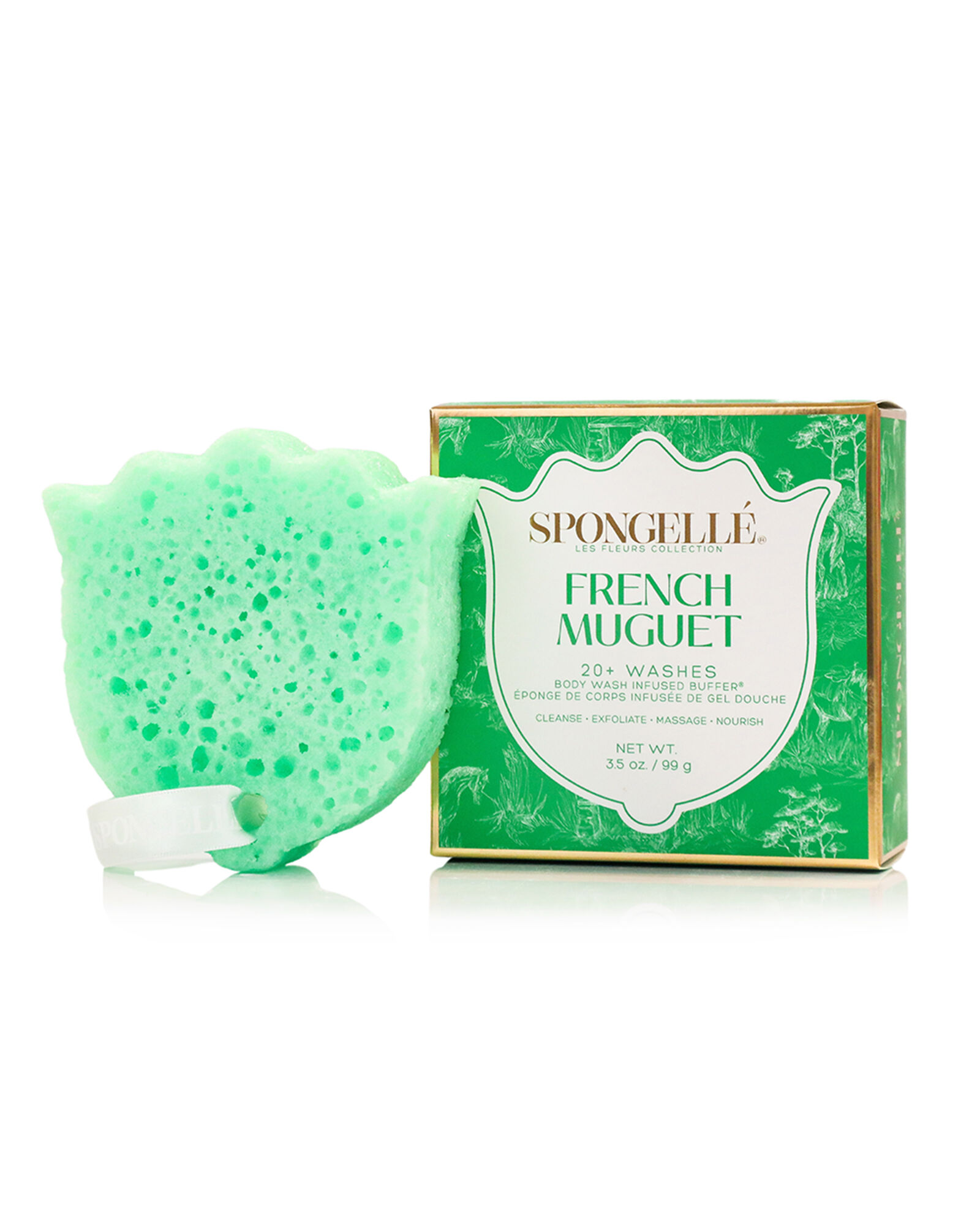 Spongell&eacute; 'French Muguet' Body Wash Infused Buffer