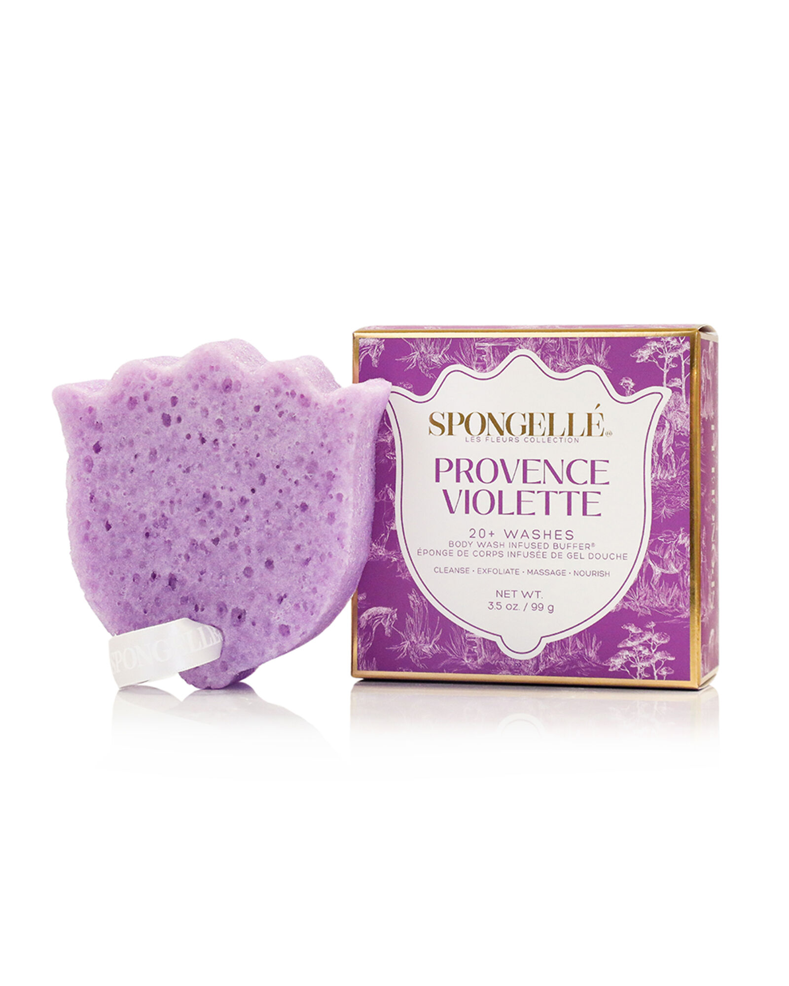 Spongell&eacute; 'Provencal Violette' Body Wash Infused Buffer