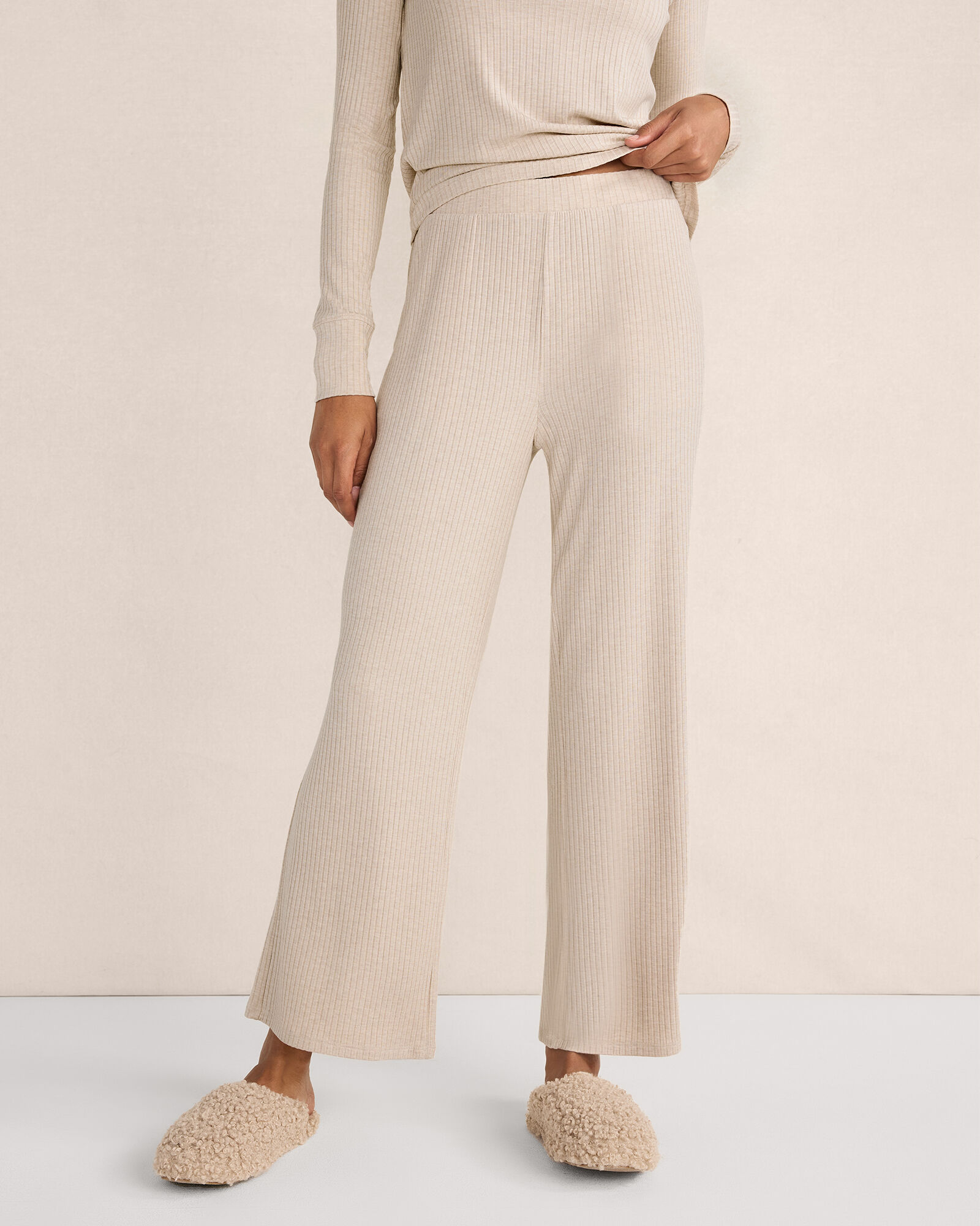Resti Drapey Rib Knit Pants