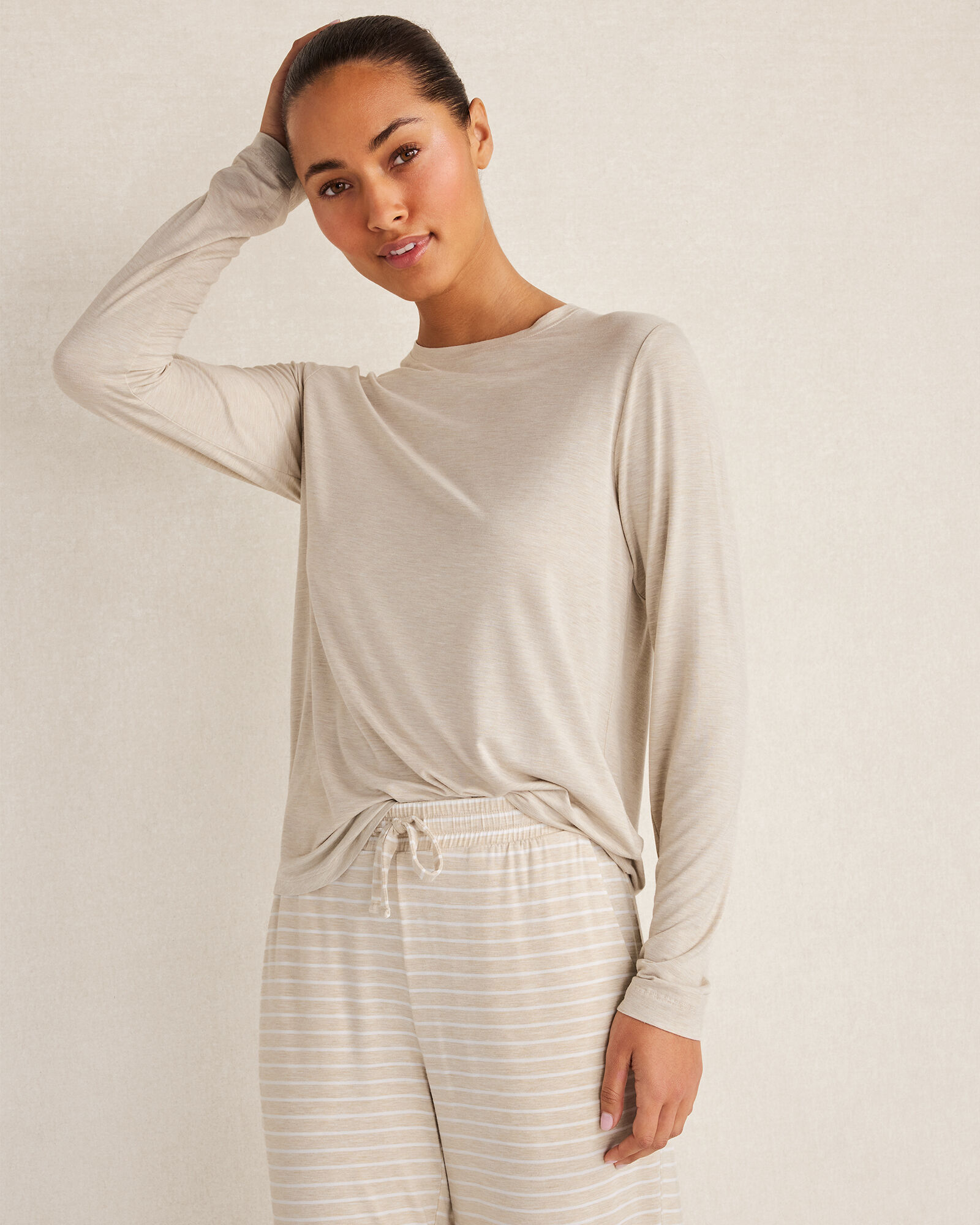 Calm &amp; Cool Long Sleeve Pajama Top