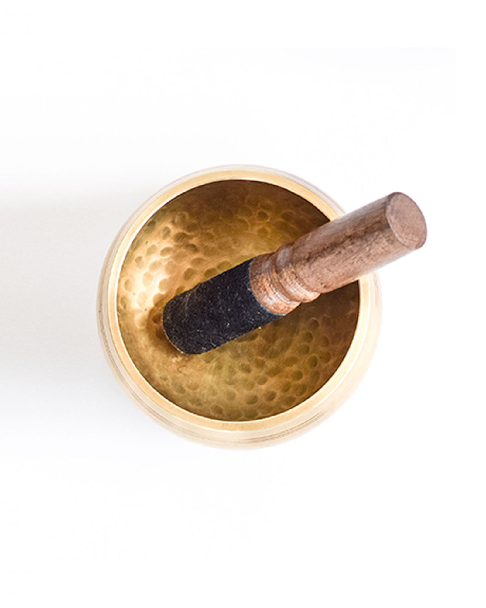 b, halfmoon Brass Singing Bowl