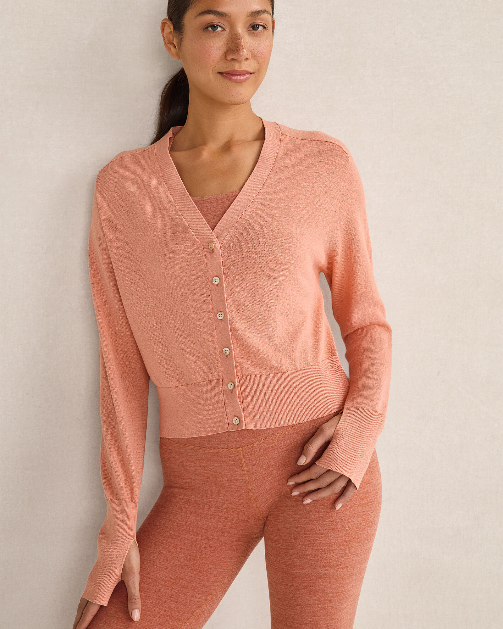 Organic Cotton Viscose Lightweight Cardigan