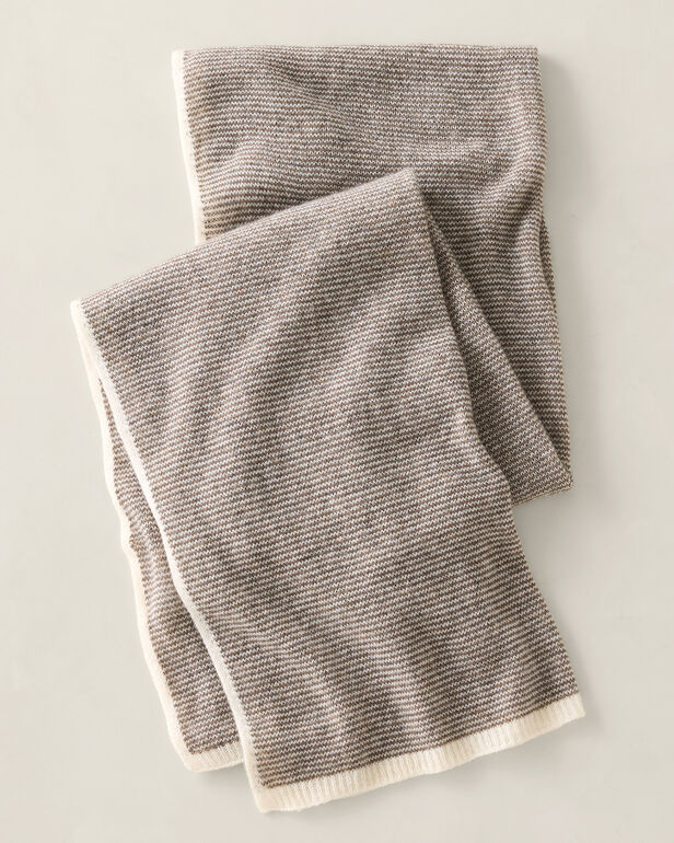 Featherweight Cashmere Striped Scarf